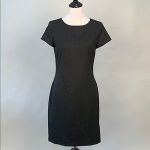 Banana Republic Gray pinstripe sheath dress